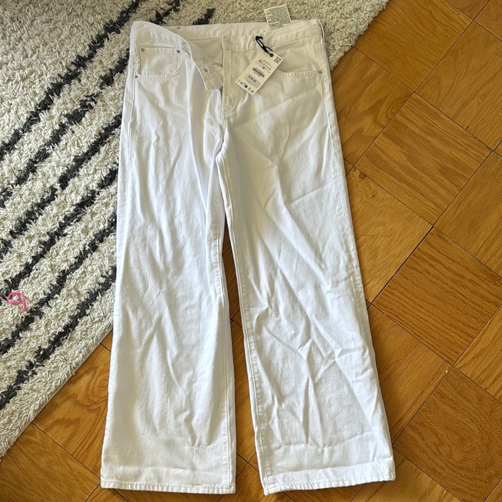 Zara the ZW low rise wide leg Jeans NWT size 40
